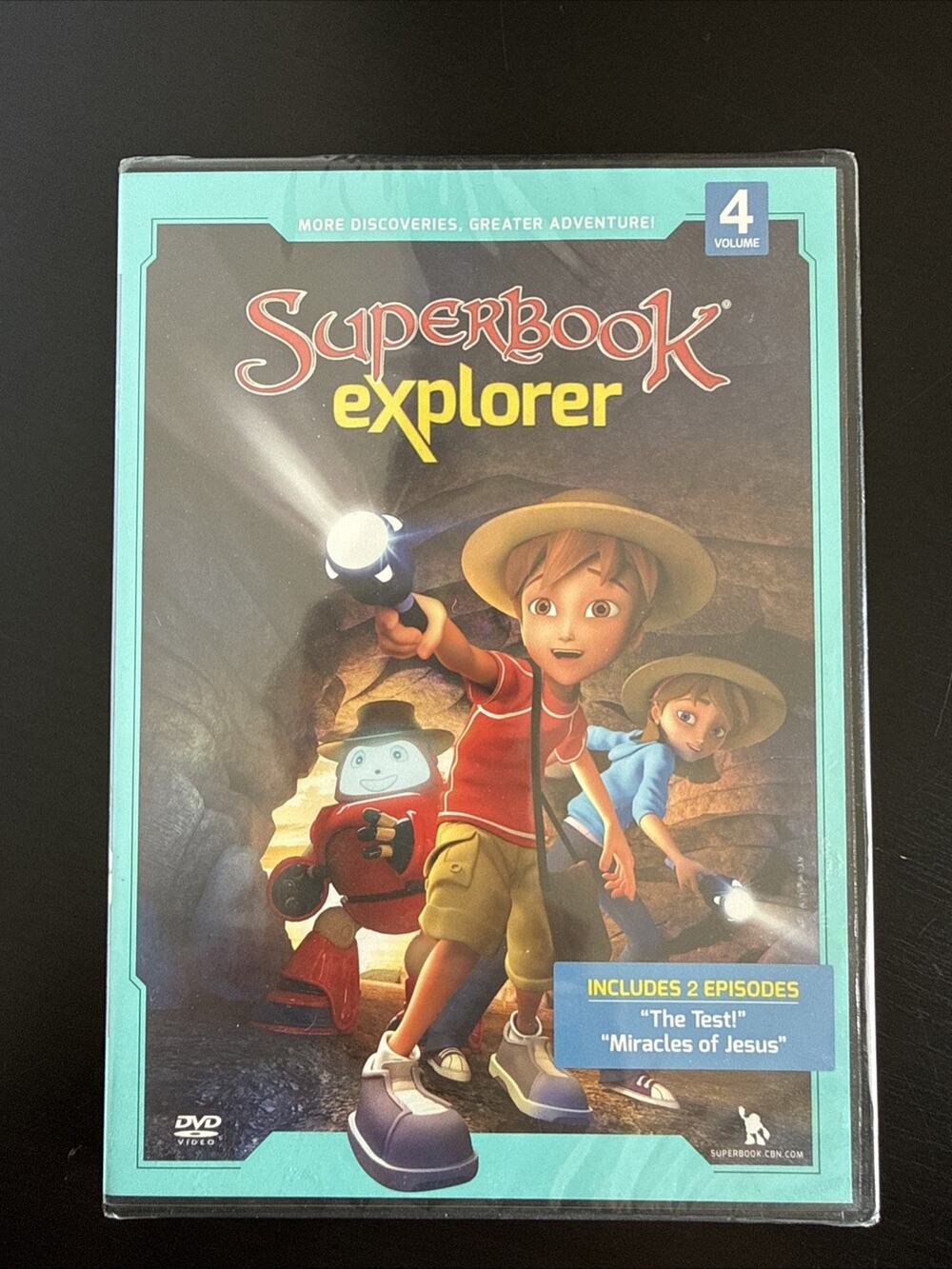 Superbook Explorer # 4 / The Test! Miracles Of Jesus (DVD) NEW SEALED